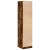 Dulap de farmacie stejar fumuriu, 40x41x174,5cm, lemn prelucrat GartenMobel Dekor