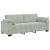 Set de canapele cu perne, 3 piese, gri deschis, catifea GartenMobel Dekor