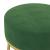 Taburet rotund, verde, catifea GartenMobel Dekor