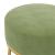 Taburet rotund, verde muştar, catifea GartenMobel Dekor