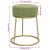 Taburet rotund, verde muştar, catifea GartenMobel Dekor