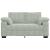 Canapea lovesea gri deschis 120 cm catifea GartenMobel Dekor