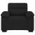 Canapea Scaun Negru 60 cm Tesatura GartenMobel Dekor