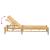 Sezlong 55x199x30 cm bambus GartenMobel Dekor