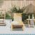 Sezlong 55x199x30 cm bambus GartenMobel Dekor