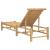 Sezlong 55x199x30 cm bambus GartenMobel Dekor