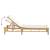 Sezlong cu perne 55x199x30 cm bambus GartenMobel Dekor