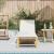 Sezlong cu perne 55x199x30 cm bambus GartenMobel Dekor