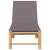 Sezlong cu perne 55x199x30 cm bambus GartenMobel Dekor