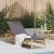Sezlong cu perne 55x199x30 cm bambus GartenMobel Dekor