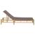 Sezlong cu perne 55x199x30 cm bambus GartenMobel Dekor