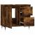 Dulap de baie, stejar afumat, 65x33x60 cm, lemn prelucrat GartenMobel Dekor
