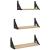 Set rafturi de perete, 3 buc., stejar sonoma, lemn prelucrat GartenMobel Dekor