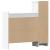 Pantofar, alb, 100,5x28x100 cm, lemn prelucrat GartenMobel Dekor