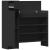 Pantofar, negru, 100,5x28x100 cm, lemn prelucrat GartenMobel Dekor