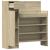 Dulap de pantofi stejar Sonoma 100,5x28x100 cm lemn prelucrat GartenMobel Dekor