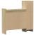 Dulap de pantofi stejar Sonoma 100,5x28x100 cm lemn prelucrat GartenMobel Dekor