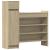 Dulap de pantofi stejar Sonoma 100,5x28x100 cm lemn prelucrat GartenMobel Dekor