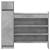 Pantofar, gri beton, 100,5x28x100 cm, lemn prelucrat GartenMobel Dekor