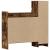 Pantofar, stejar afumat, 100,5x28x100 cm, lemn compozit GartenMobel Dekor