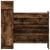 Pantofar, stejar afumat, 100,5x28x100 cm, lemn compozit GartenMobel Dekor