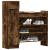 Pantofar, stejar afumat, 100,5x28x100 cm, lemn compozit GartenMobel Dekor