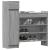 Pantofar, gri sonoma, 100,5x28x100 cm, lemn compozit GartenMobel Dekor