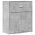 Dulap, gri beton, 60x31x70 cm, lemn prelucrat GartenMobel Dekor