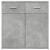 Servantă, gri beton, 79x38x80 cm, lemn compozit GartenMobel Dekor
