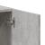 Fișet, gri beton, 60x32x77,5 cm, lemn prelucrat GartenMobel Dekor