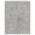 Fișet, gri beton, 60x32x77,5 cm, lemn prelucrat GartenMobel Dekor