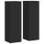 Suporturi de plante, 2 buc., negru, 25x25x80 cm, lemn prelucrat GartenMobel Dekor