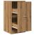 Dulap farmacie, stejar artizanal, 40x41x77,5 cm, lemn prelucrat GartenMobel Dekor