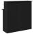 Birou de recepție negru 100x50x103,5 cm Lemn prelucrat GartenMobel Dekor