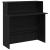 Birou de recepție negru 100x50x103,5 cm Lemn prelucrat GartenMobel Dekor