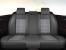 Huse auto premium 5 locuri Carguard Deluxe piele ecologică perforată și textil - negru - alb Best CarHome