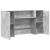 Birou de recepție Gri beton 180x50x103,5 cm Lemn prelucrat GartenMobel Dekor