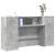 Birou de recepție Gri beton 180x50x103,5 cm Lemn prelucrat GartenMobel Dekor