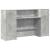 Birou de recepție Gri beton 180x50x103,5 cm Lemn prelucrat GartenMobel Dekor