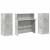 Birou de recepție Gri beton 180x50x103,5 cm Lemn prelucrat GartenMobel Dekor