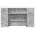 Birou de recepție Gri beton 180x50x103,5 cm Lemn prelucrat GartenMobel Dekor