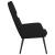 Scaun de relaxare, negru, material textil GartenMobel Dekor