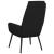Scaun de relaxare, negru, material textil GartenMobel Dekor
