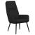 Scaun de relaxare, negru, material textil GartenMobel Dekor