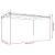 Pergola cu acoperiș retractabil, antracit, 395x292x230 cm GartenMobel Dekor