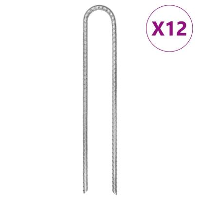 Țăruși de cort, 12 buc., 30 cm, Ø7 mm, oțel galvanizat GartenMobel Dekor