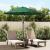 Umbrelă de soare de exterior, stâlp aluminiu, verde, 270 cm GartenMobel Dekor