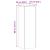 Suporturi de plante, 2 buc., alb, 25x25x80 cm, lemn prelucrat GartenMobel Dekor