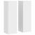 Suporturi de plante, 2 buc., alb, 25x25x80 cm, lemn prelucrat GartenMobel Dekor