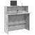 Birou de recepție Gri beton 100x50x103,5 cm Lemn prelucrat GartenMobel Dekor